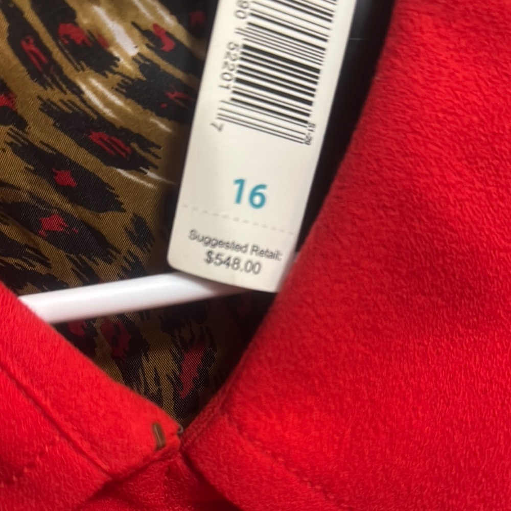 Ellen Tracy Red Women's Jacket - Picture 2 of 6